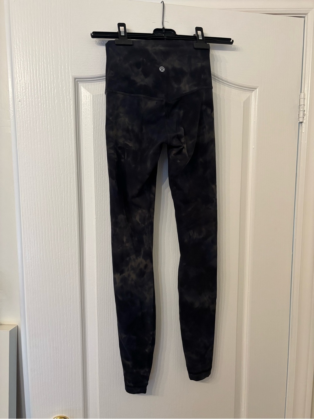 lululemon Wunder High-Waist Leggings Green/Black Camo Tie-Dye